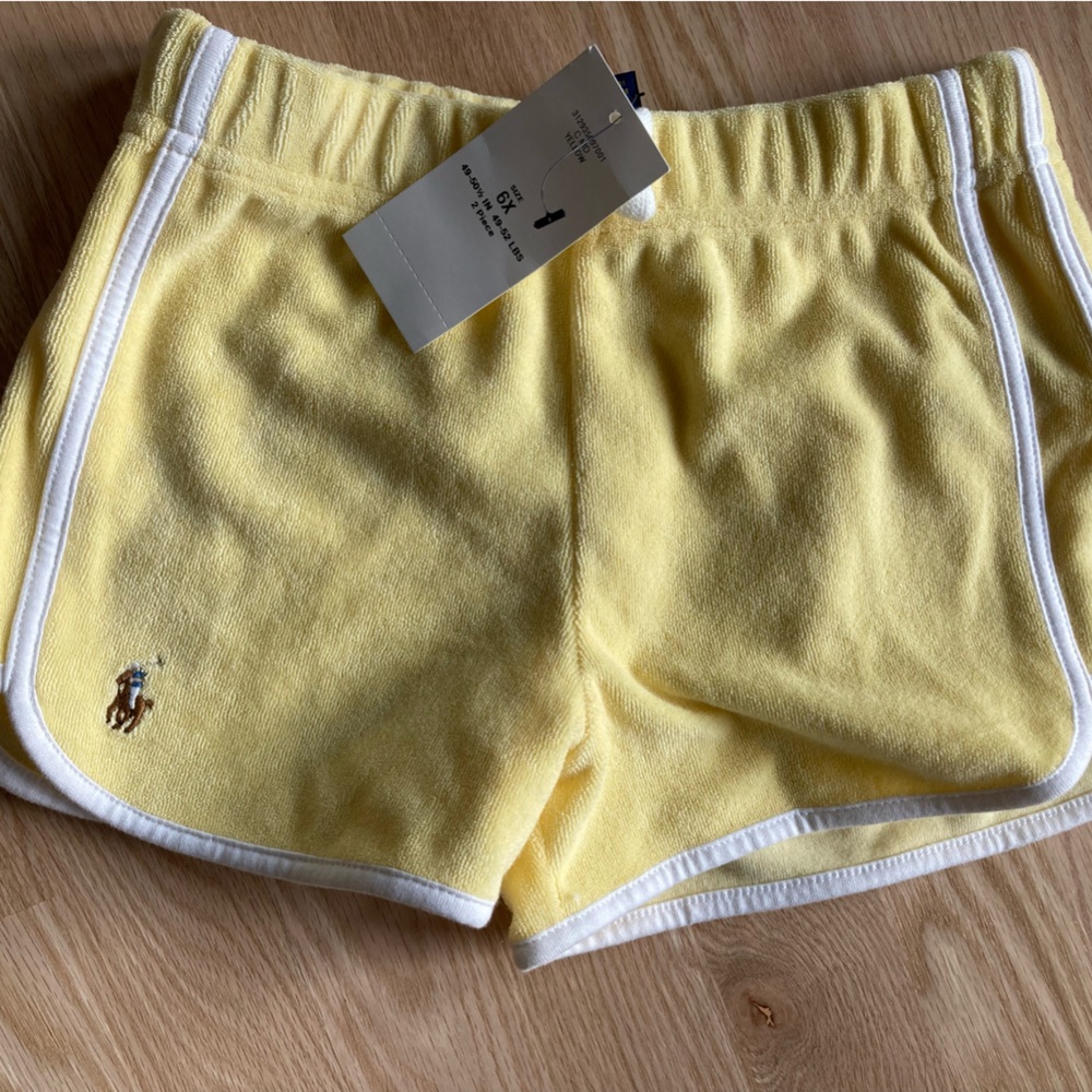 Polo Ralph Lauren Yellow Polo Shirt and Shorts Set - Picture 2 of 3